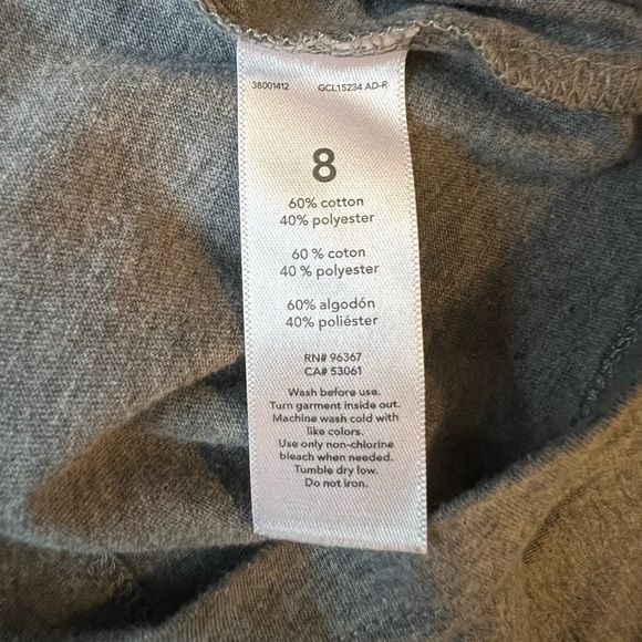 Oshkosh: Boys Grey Bear T-Shirt: Size 8 - Picture 5 of 6